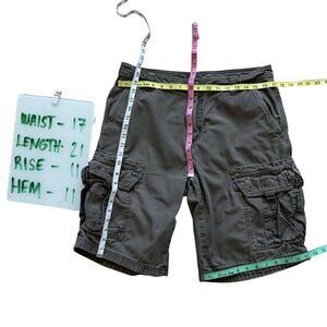 The North Face Mens 34 Utility Cargo Shorts Charcoal Gray Gorpcore Skater Grunge